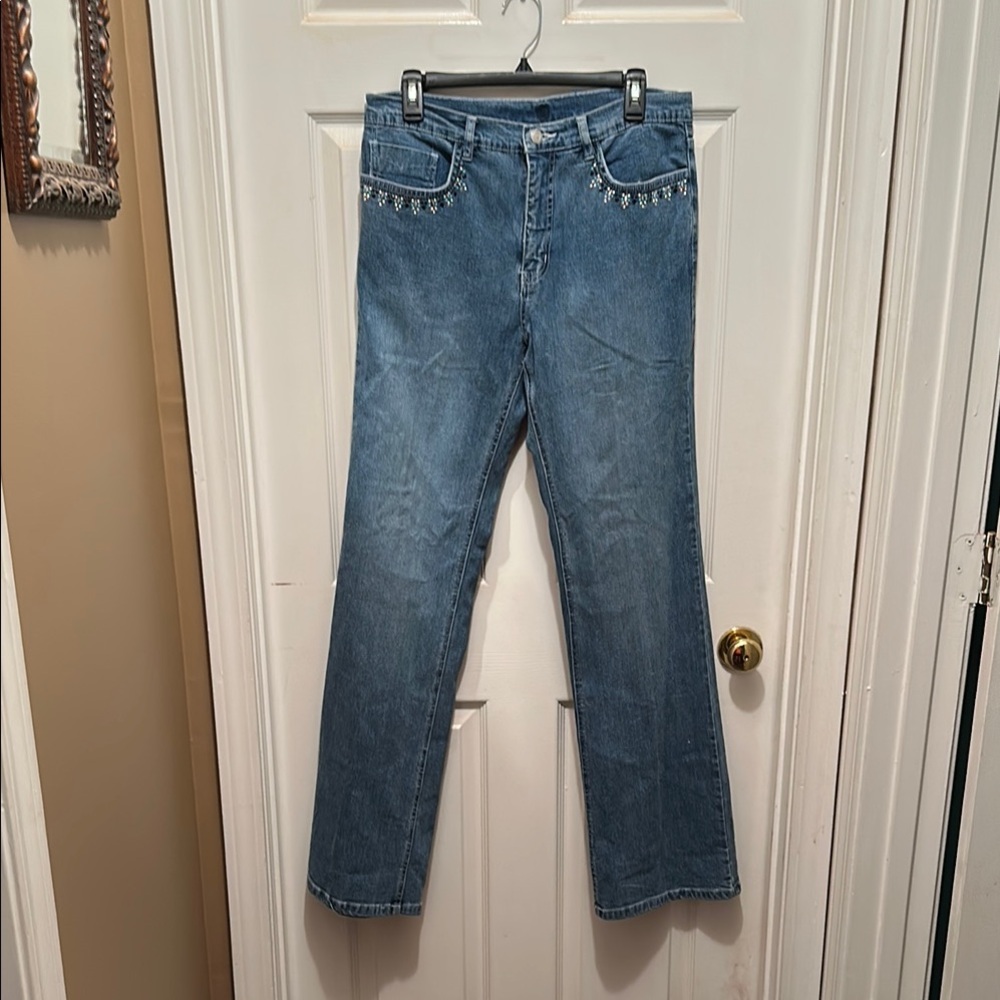 Christine Alexander Jeans with Decorative Embellishments